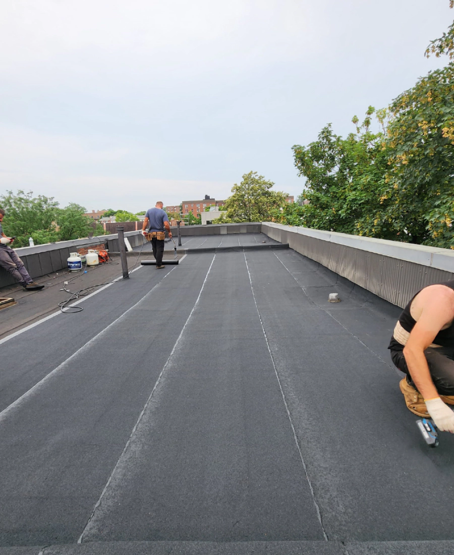 commercial roofing installation